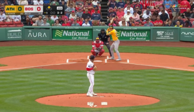 Rooker blasts his 30th of the season over the Monster 💪