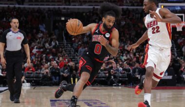 Chicago Bulls guard Coby White has basketball to thank for saving his life
