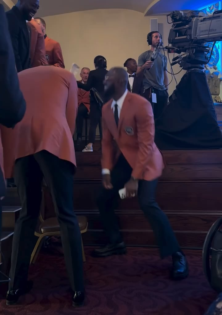 Big 3 cracking jokes at the Hall of Fame