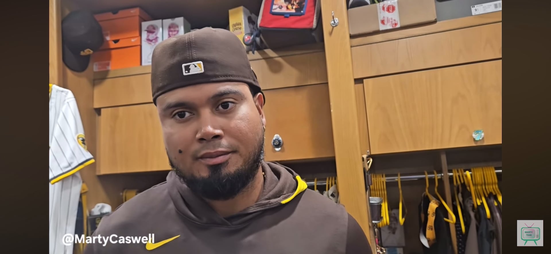 Luis Arraez on what the Padres mean to him, and fan criticism. “I’m a human.”  (Credit to @martycaswell)