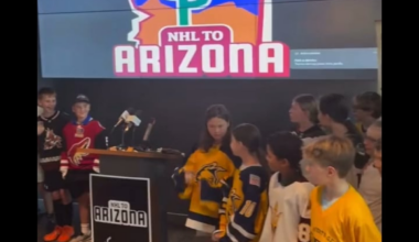 Today's NHL to Arizona Press Conference (via their Instagram)
