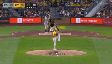 Home run #33 for A's rookie Nick Kurtz