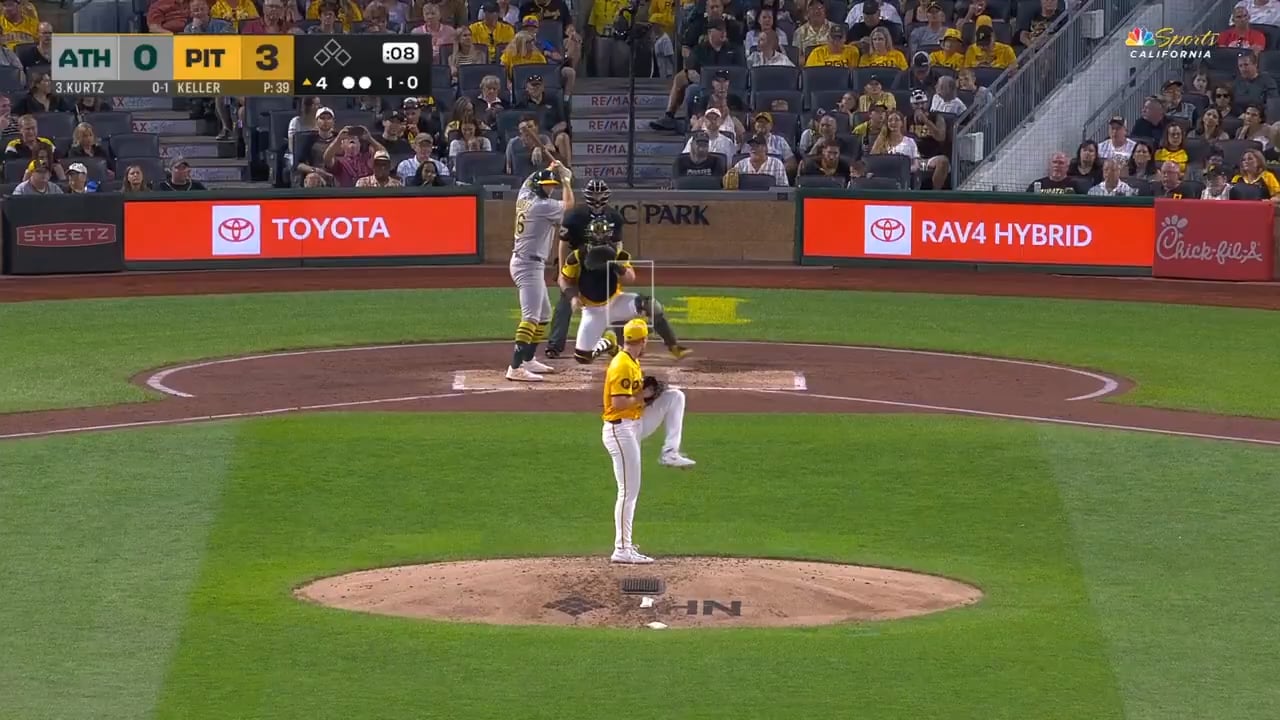 Home run #33 for A's rookie Nick Kurtz