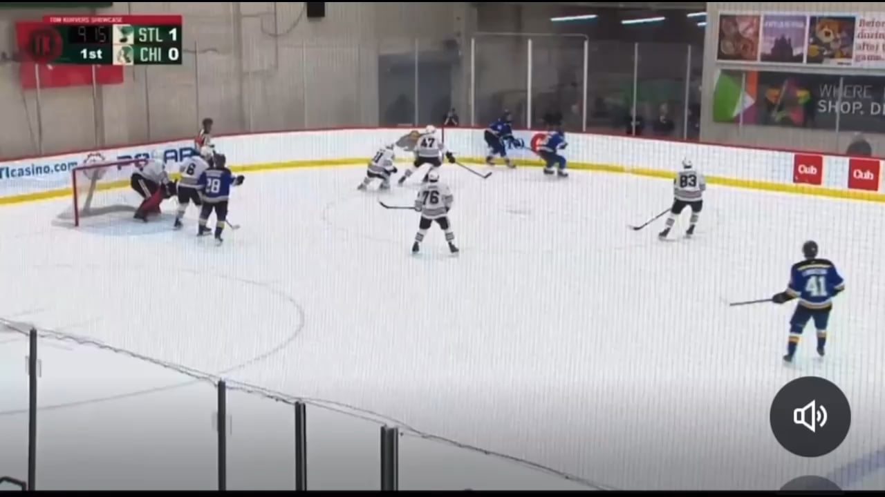 Blackhawks highlights from Game 1 of the 2025 Tom Kurvers Showcase - CHI v STL