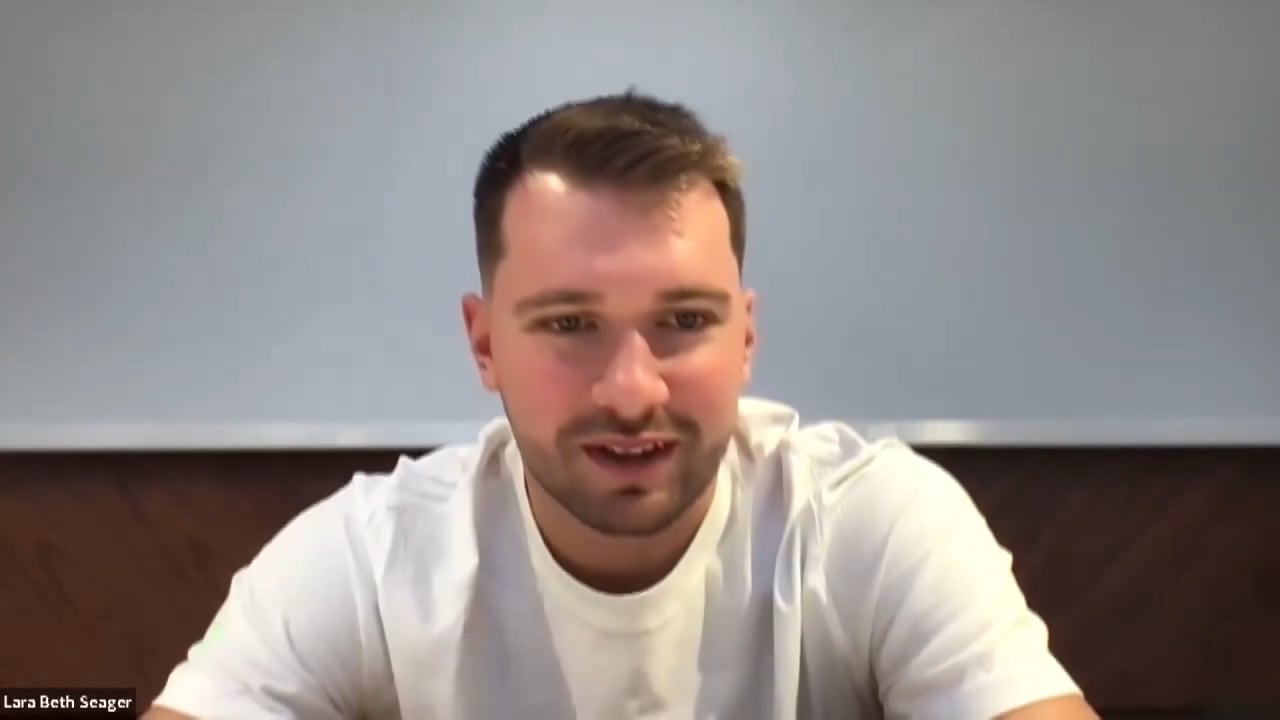 Luka on his goals for the upcoming season: "Championship, that is our goal. That should always be our goal. Obviously we went out in the first round, but our goal is a championship."