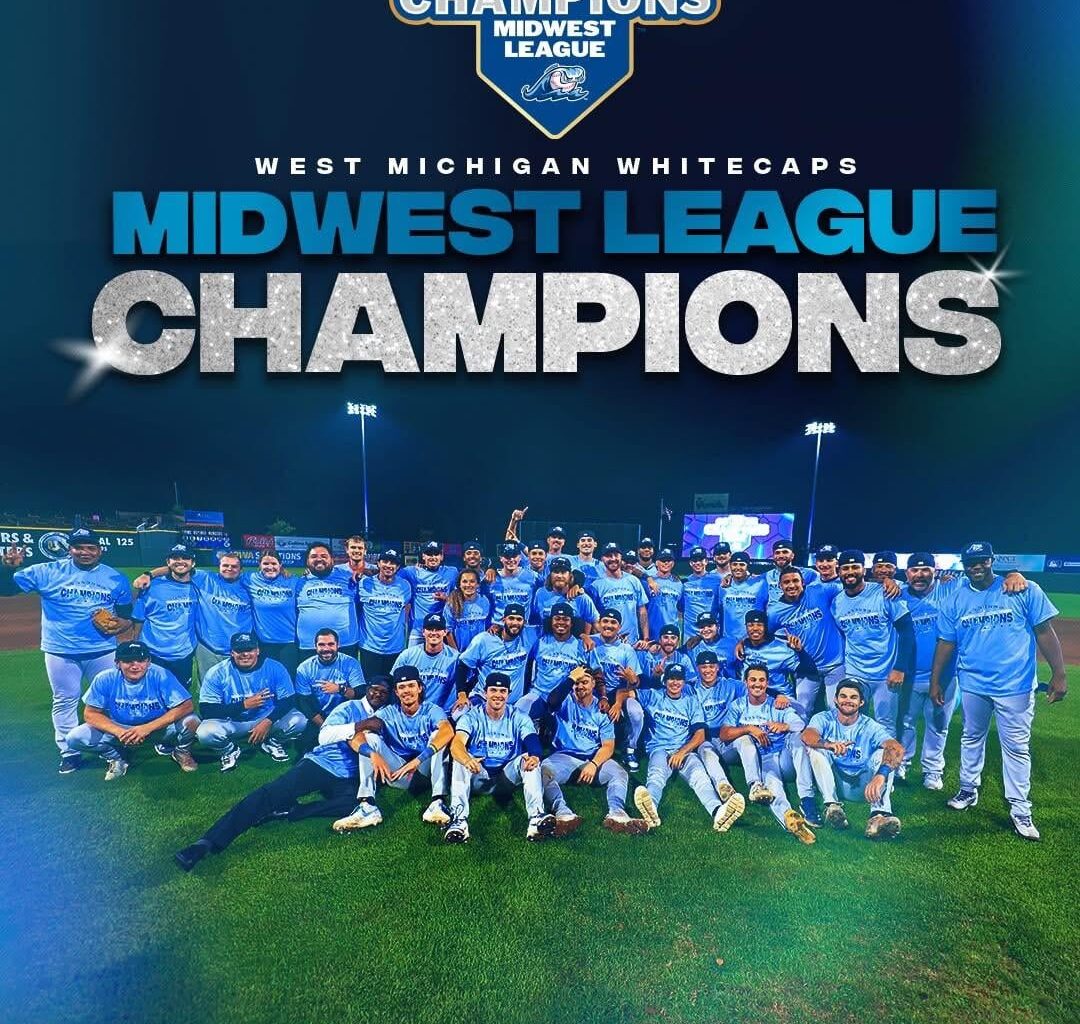 West Michigan Whitecaps 2025 Midwest League Champions!
