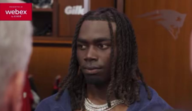 Rhamondre Stevenson on HC Mike Vrabel saying the team still needs him: “I appreciate it but I gotta hold onto the ball to have value… If I can’t hold the ball they don’t need me.”