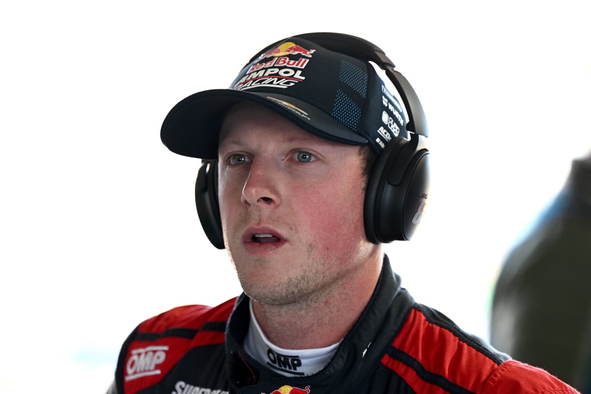 An image of Supercars champion Will Brown looking into the distance