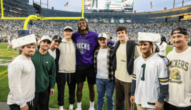 The Lambeau Field trip blended photo
