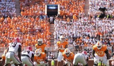 Georgia vs. Tennessee score, live updates: Vols lead 21-17 at halftime