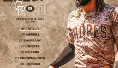[Padres] Sunday matinee.