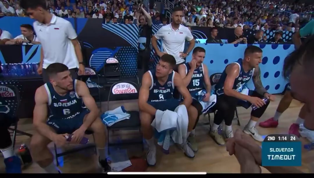 Luka went off on his teammates during timeout: "Everybody chill *****! You are all nervous. we're up by 7! Concentrate, we don't need to be mad everyone at everyone. We are against them not against ourselves!"