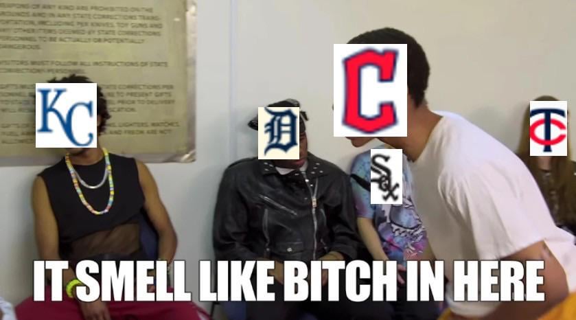 Current AL central status unfortunately