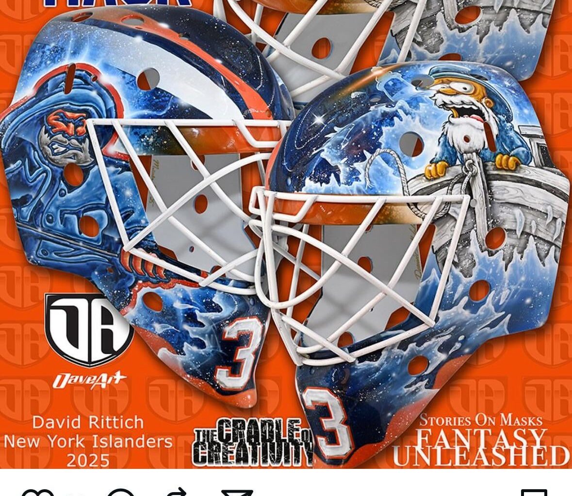 David Rittich goalie mask