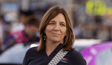 (L-R) Katelyn and Kyle Larson