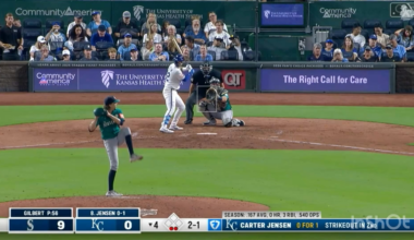 Carter Jensen hits the first two home runs of his career in back to back plate appearances