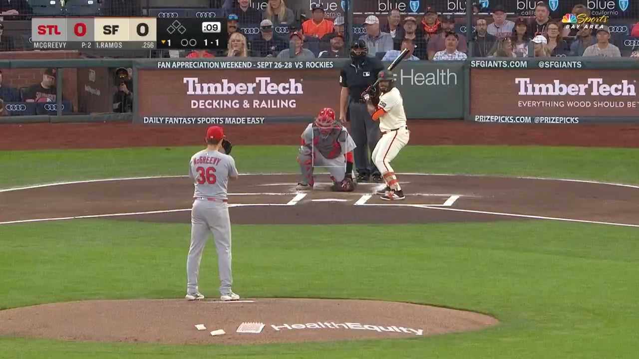 Heliot with another leadoff shot!