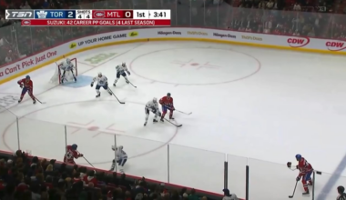 Mike Matheson goes bardown