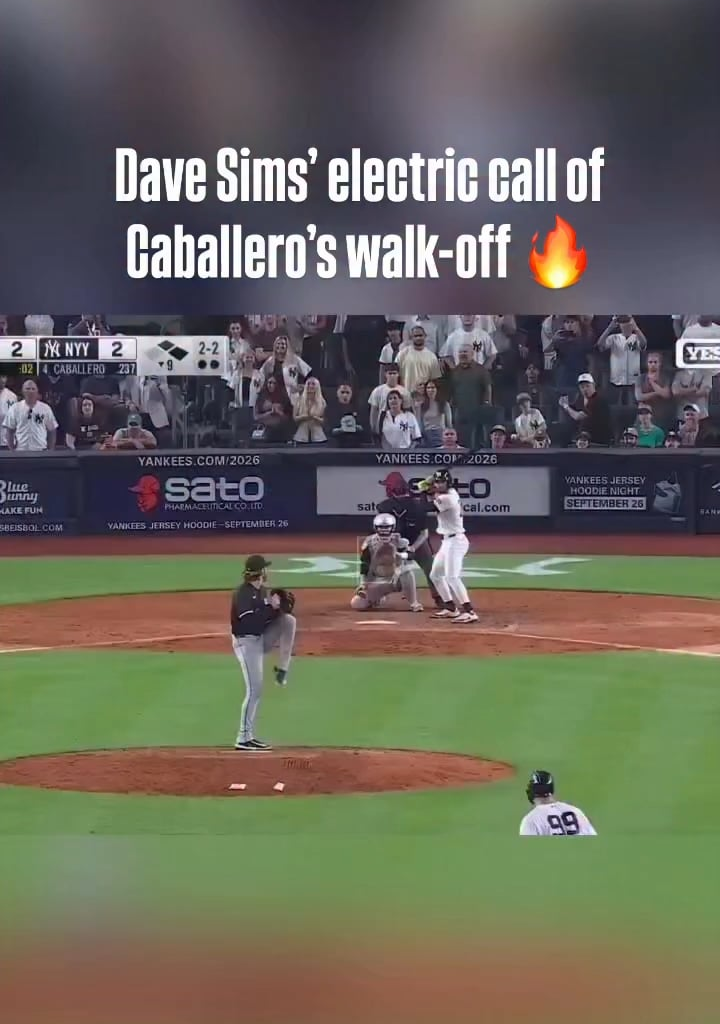 Dave Sims with an electric call on Caballeros walk-off last night