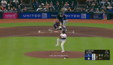 Cal Raleigh surpasses Ken Griffey Jr. with his 57th home run as the Mariners single season home run leader