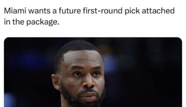 [Sidery] “The Heat & Lakers have reopened discussions on an Andrew Wiggins trade ahead of training camp. Miami wants a future first-round pick. Lakers are open to moving former first-round pick Dalton Knecht alongside expiring contracts.”