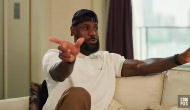 LeBron James breaking down “First off, Happy International Women’s Day” and “It's Our Ball Ain't It?”