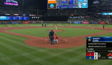 Harry Ford walks it off for the Mariners with a sacrifice fly in the bottom of the 12th inning