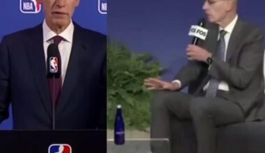 [Caught in 4K] Side-by-side video of NBA commissioner Adam Silver blatantly lying about not knowing anything about Clippers sponsor Aspiration.