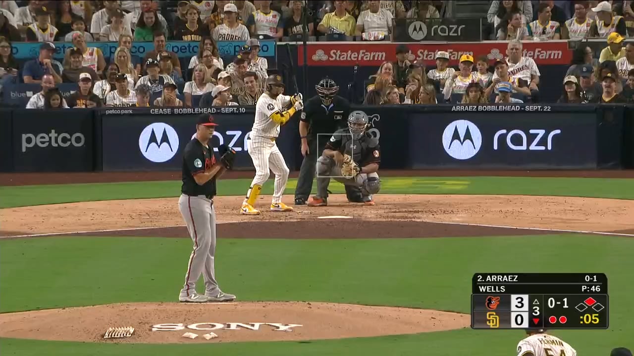 [Highlight] Luis Arraez crushes a two-run home run in the bottom of the 3rd