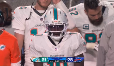 Amazon Primes broadcast random domestic violence stat of the night, “Don’t forget that Tyreek Hill beat the sh*t out of his wife 8 times”