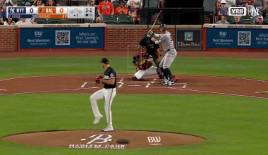 Tough strike three call on Judge as he was ready to take a walk