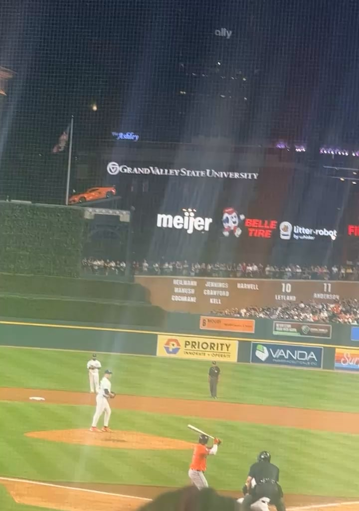 Good visual from my section