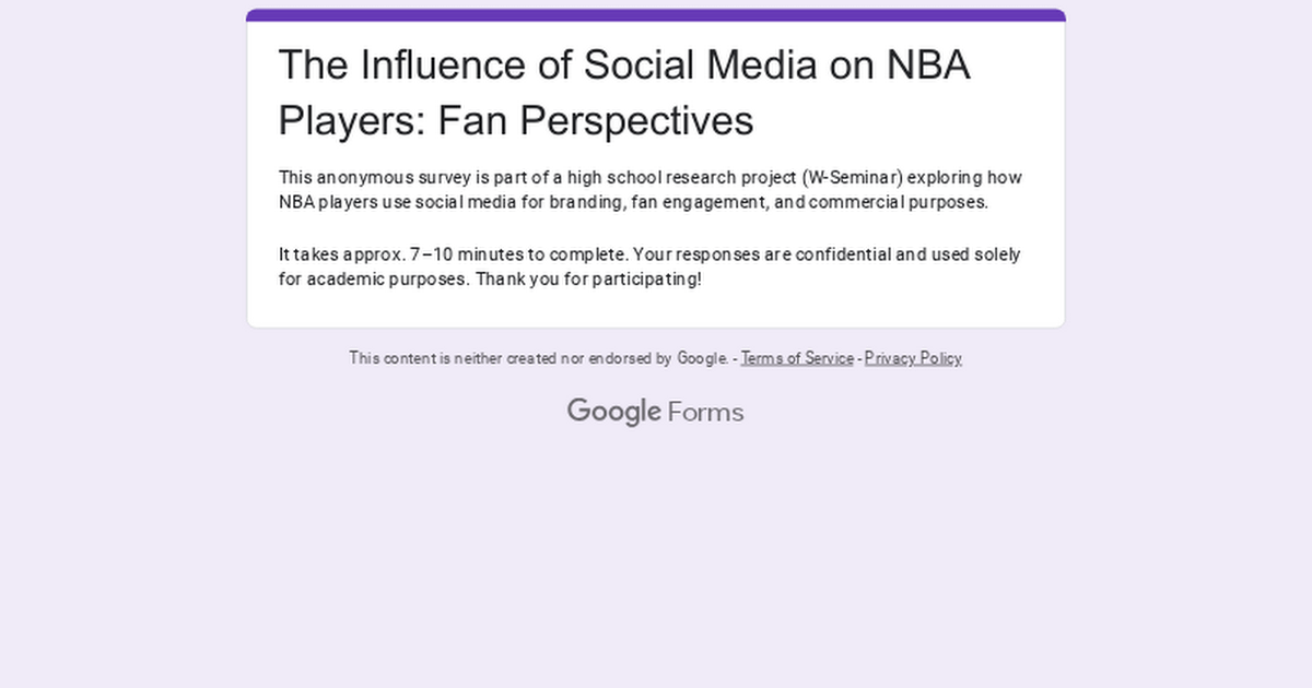 Please help me for my research by filling out this anonymous survey on basketball and social media