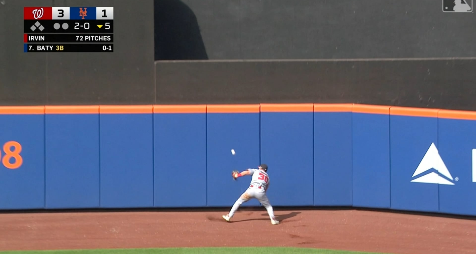 Jacob Young with two incredible catches at the wall to help secure the win over the Mets
