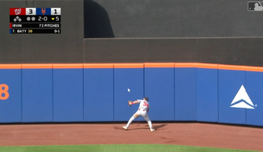 Jacob Young with two incredible catches at the wall to help secure the win over the Mets