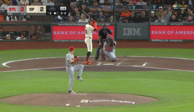 Bryce Eldridge Warming Up As He Smokes A Double