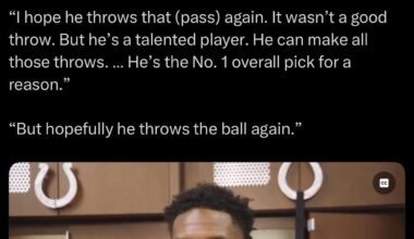 And just like that, Cam Ward has extra bulletin board material