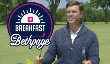 Colin Jost on Ryder Cup Morning Show Breakfast at Bethpage