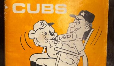 Program from Astros v Cubs 1966
