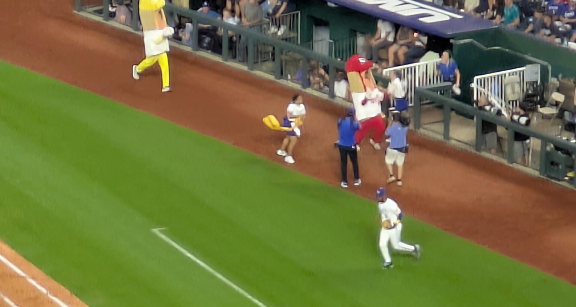 Mustard flagrantly fouls Relish, and Ketchup wins again