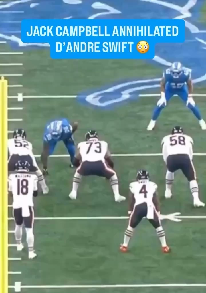 Jack  Campbell annihilated D'Andre Swift