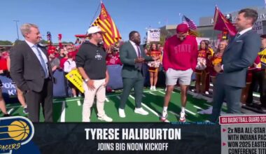 Tyrese Halliburton when asked where to find a “no-show job” like Kawhi Leonard: “I don’t know but tell them to find me too!”