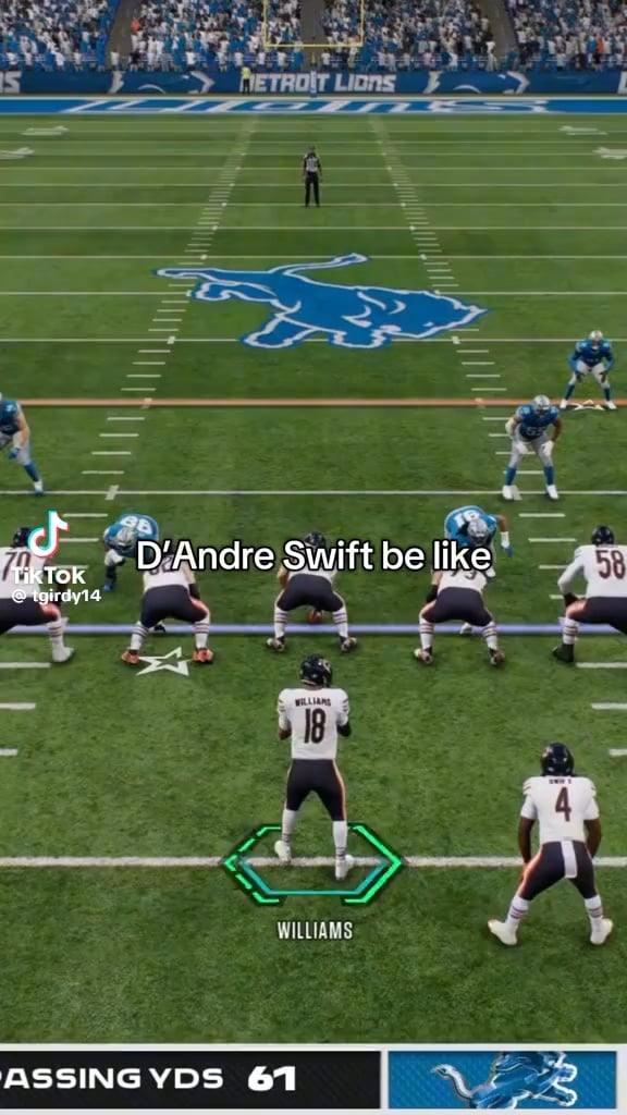 The most accurate representation of D’Andre Swift I’ve ever seen