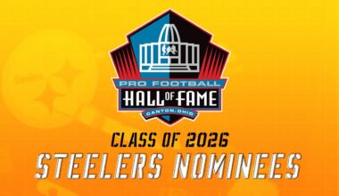 Steelers among nominees for HOF Class of 2026
