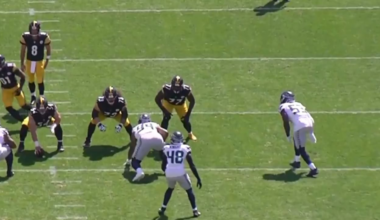 Every Broderick Jones Pass Pro Snap From Week 2