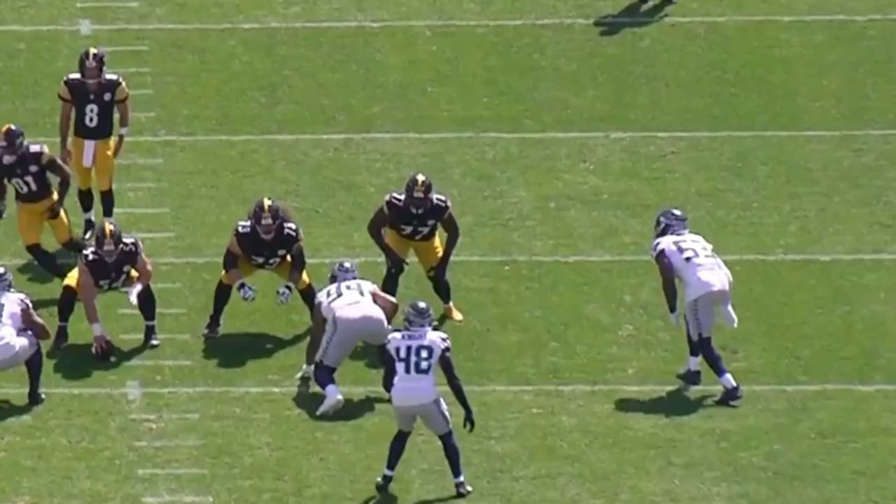 Every Broderick Jones Pass Pro Snap From Week 2