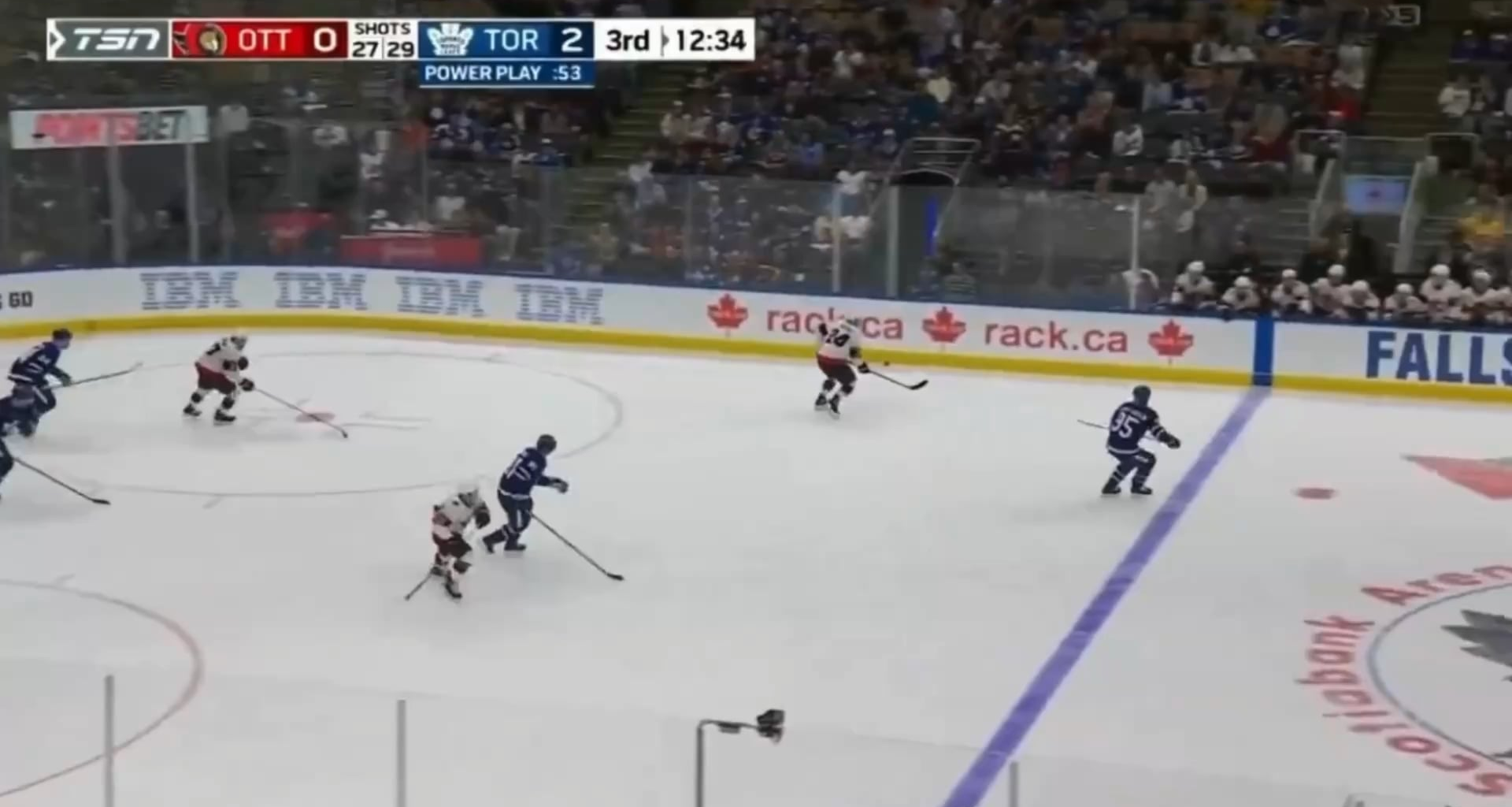 Toronto blows 3rd period lead