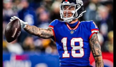 [Schultz] Sources: Formers Giants WR Isaiah Hodgins is signing with the Steelers.