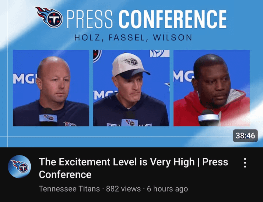 As you can see, excitement for the season is at a fever pitch.