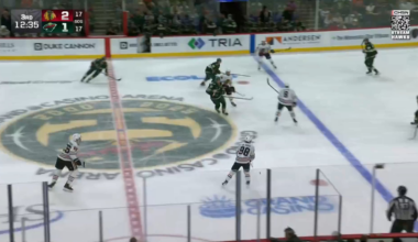 Connor Bedard with an incredible spinning backhand pass to Ryan Donato, who buries it.